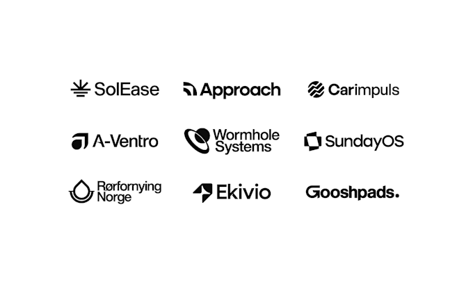 do modern minimalist business logo design and brand identity