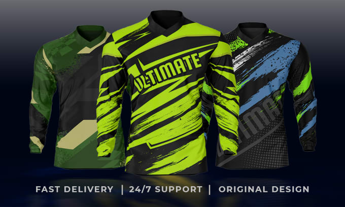 Design motocross jersey design for racing sports jersey by Under21 | Fiverr
