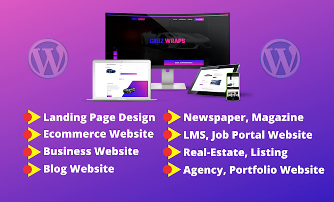 develop wordpress website or landing page, online store as elementor pro expert