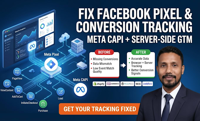 fix and setup facebook pixel conversion API server side GTM