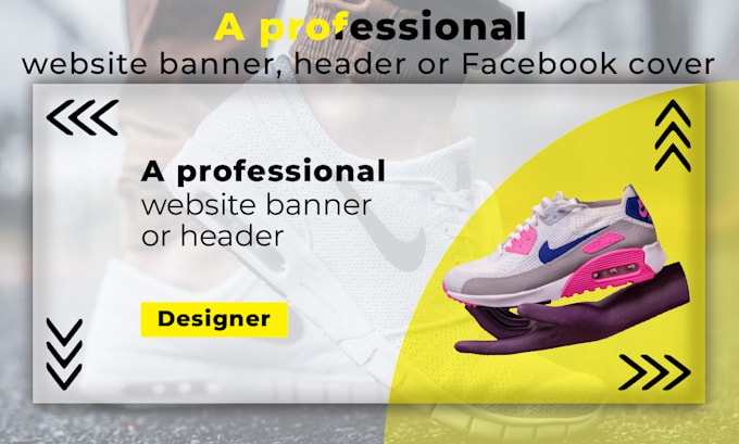 design professional website banner, header or facebook cover