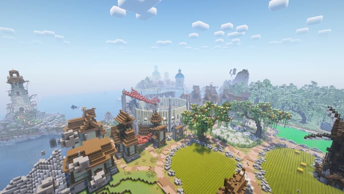 build hubs and spawns for your server minecraft
