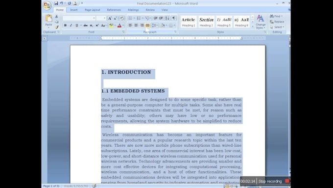 do all type of work in ms office, ms excel, powerpoint, word