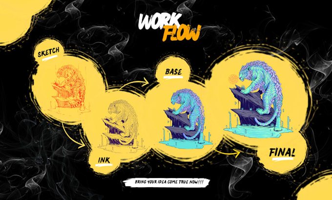 create premium fantasy t shirt design for clothing brands