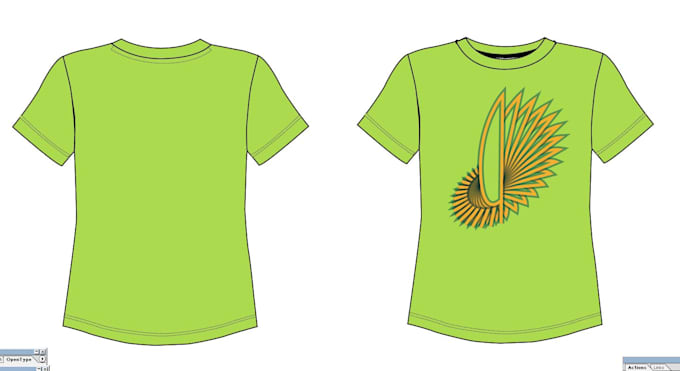 technical drawing and tech pack for garments