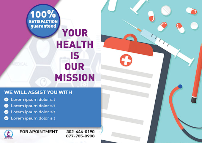 create a minimal business flyer