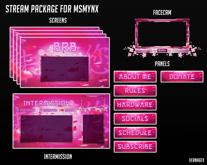design custom stream overlays and more