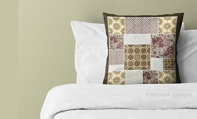 design modern geometric, abstract, mandala seamless pattern