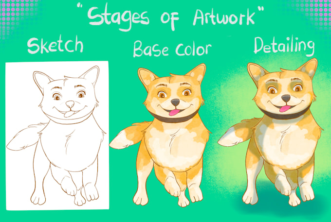 illustrate animal into character design fantasy