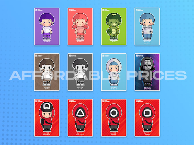 create cool and edgy nft character design