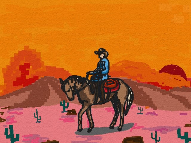 create a pixel art illustration or background for you