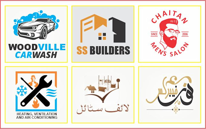 design unique 3d website, company and business logo