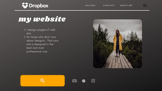 design website page like homepage