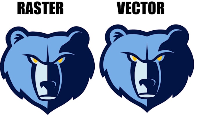 do vector tracing or redraw any image
