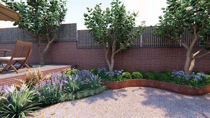 do a landscape architecture rendering