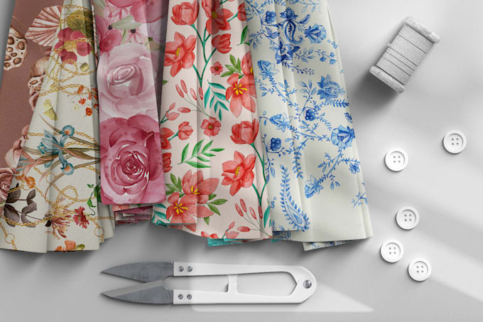 design seamless patterns for fabric, pod and wallpaper