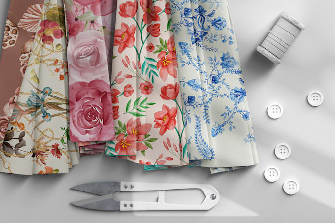 design seamless patterns for fabric and textile