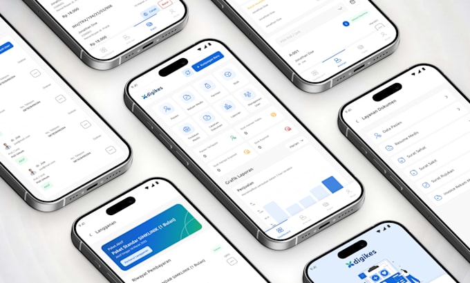 create modern mobile app UI UX in figma