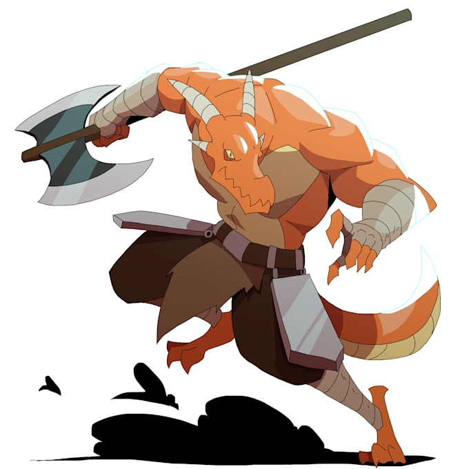 draw your dnd character art illustration