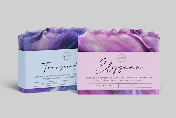 minimalist product label and packaging design