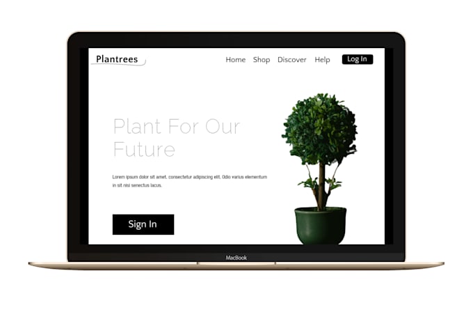 create UI design for sites