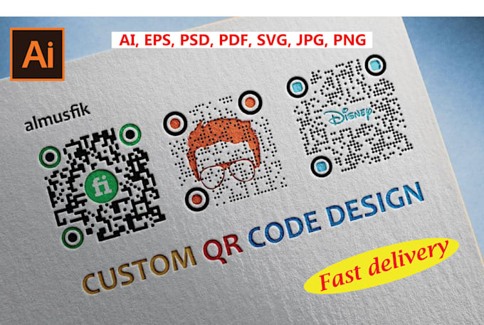 professionally generate custom qr code and barcode design