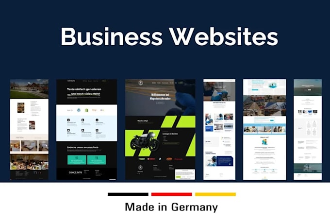 create a professional german wordpress website