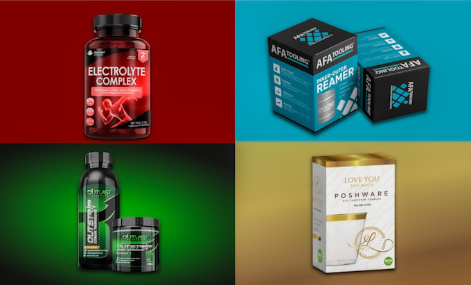do label design, amazon product packaging, box design, pouch and bottle label