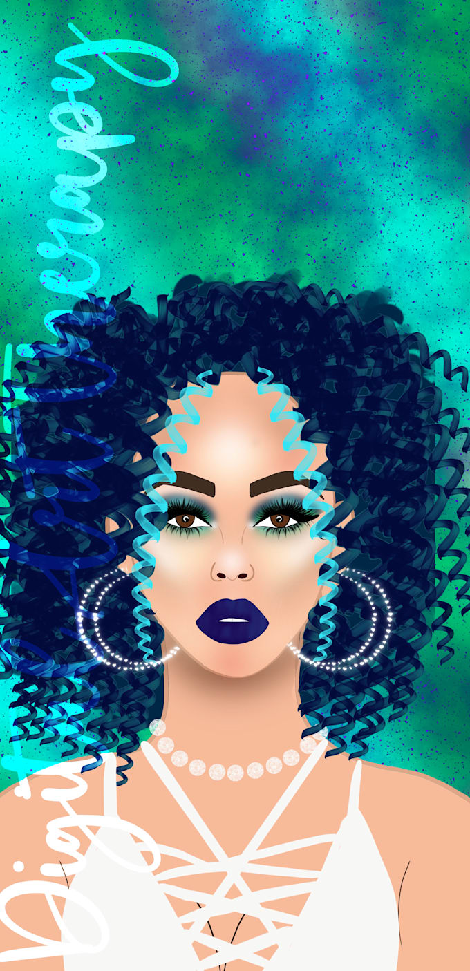 customized beautiful characters digitally