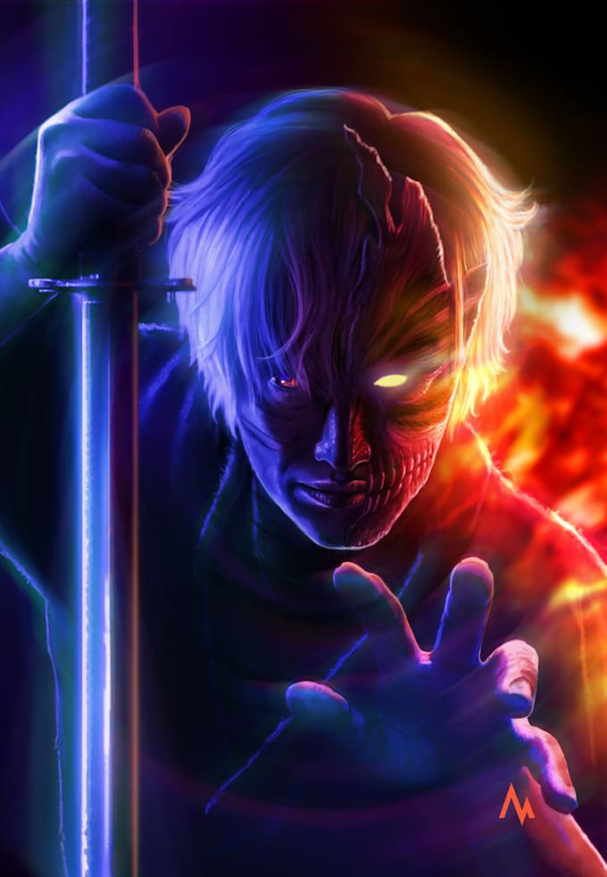 Do fan art commissions by Marvin_tabacon Fiverr