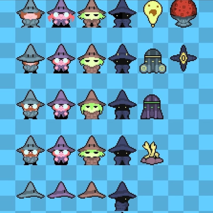 create custom tilesets with pixel art