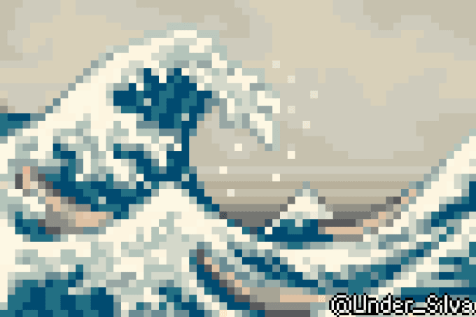 make famous paintings in pixel art for your nft collection