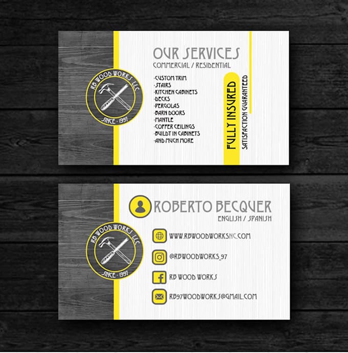 create business cards for you in 1 day