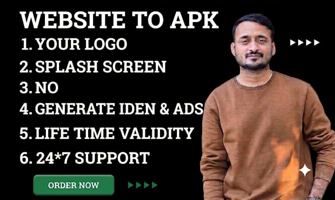 convert website to android apps
