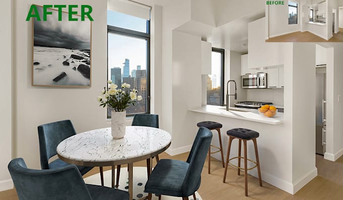 do virtual staging virtual furniture quick turnaround time