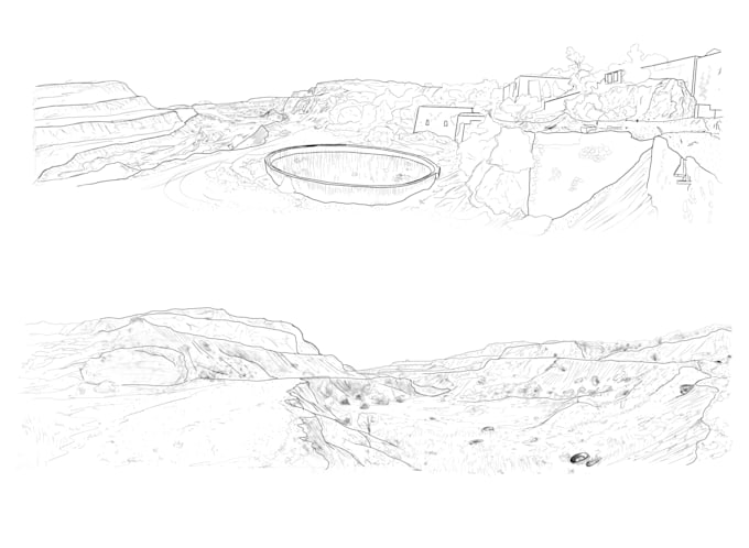 trace your image into lineart with graphic pen