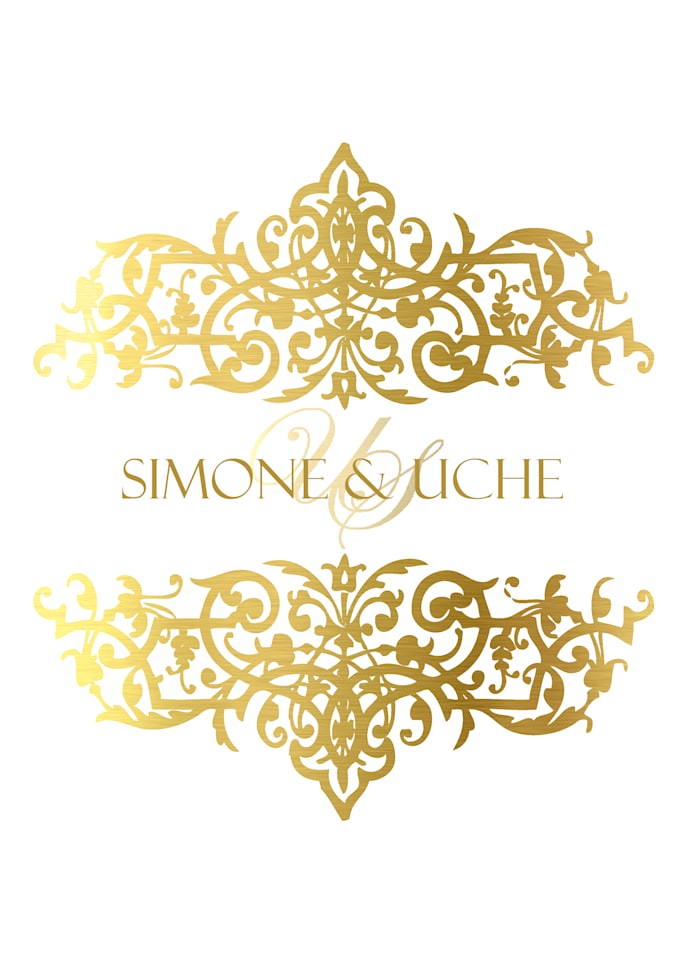 Draw you a personalized wedding logo or stamp by Adatache