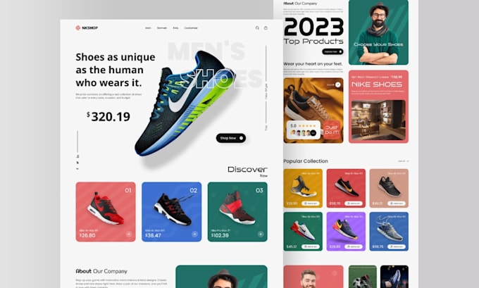 build a custom website with a custom design