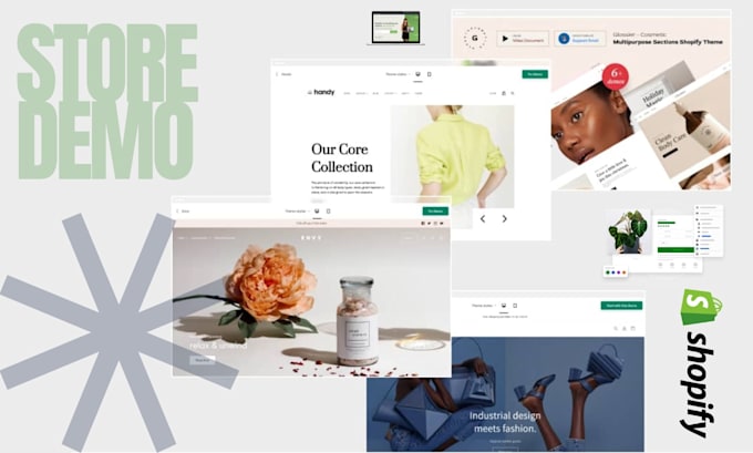 create create shopify website design and shopify store
