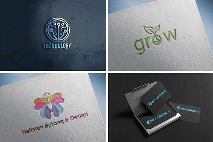 Create modern minimalist business logo design by Len_graphic | Fiverr