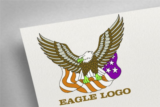 make creative interesting eagle logo with new concepts