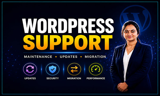 provide wordpress website design, development and support