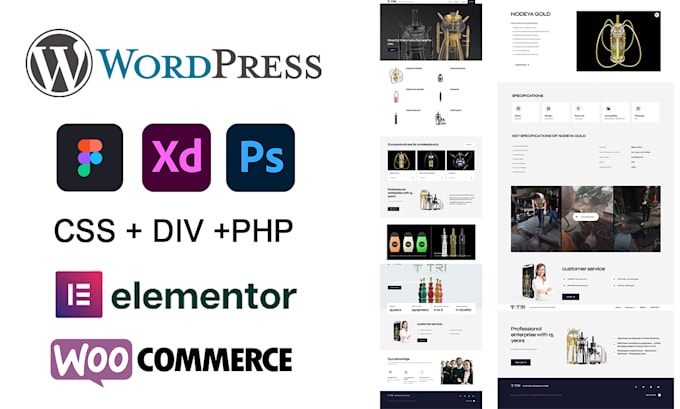 create responsive wordpress page integration  design and development