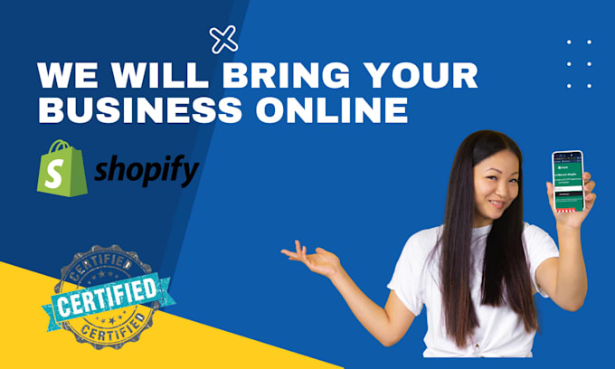 create a fully functional shopify website and web store