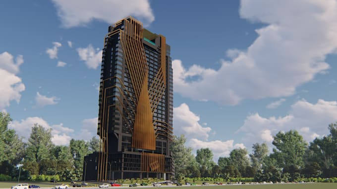create attention grabbing high rise renderings