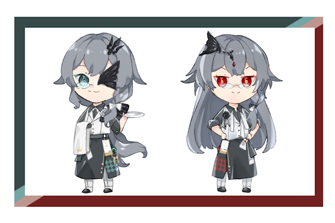 draw cute anime chibi character