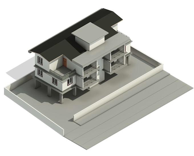 make architecture and landscape 3d in revit