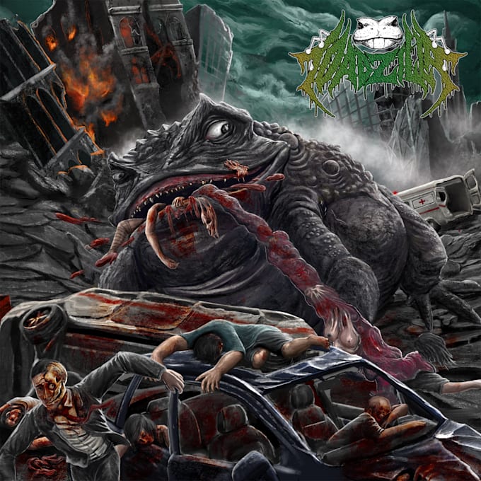 create death metal artwork illustration