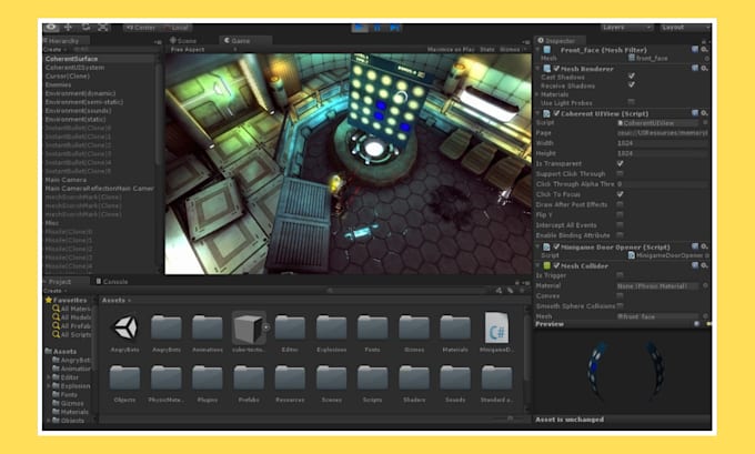 develop 2d mobile phone games using unity