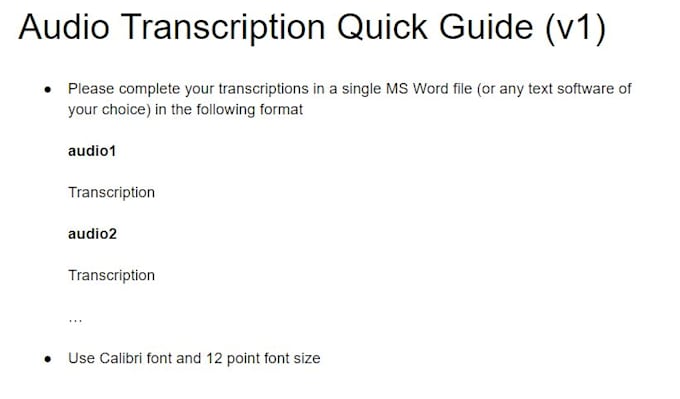 transcript for you any document or archive you need